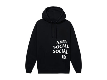 Anti Social Social Club Cut Off Logo Hoodie Black