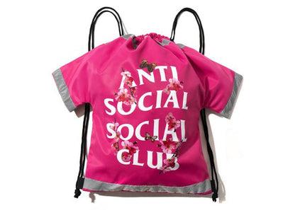 Anti Social Social Club Cute AF Drawstring Bag Pink