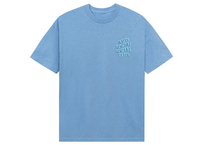 Anti Social Social Club Deeper Than Usual Tee Aquatic Blue