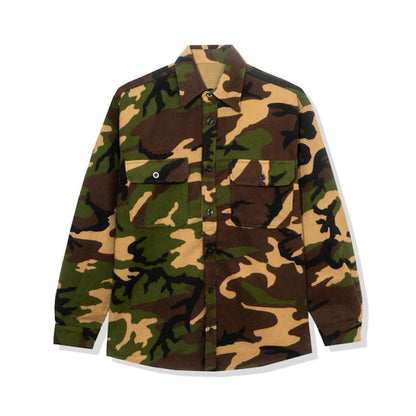Anti Social Social Club Dialtone Flannel Camo