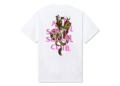 Anti Social Social Club Double Dragon 2 Tee White