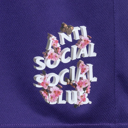 Anti Social Social Club Drama Club Mesh Shorts Purple