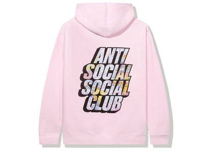Anti Social Social Club Drop A Pin Hoodie Pink