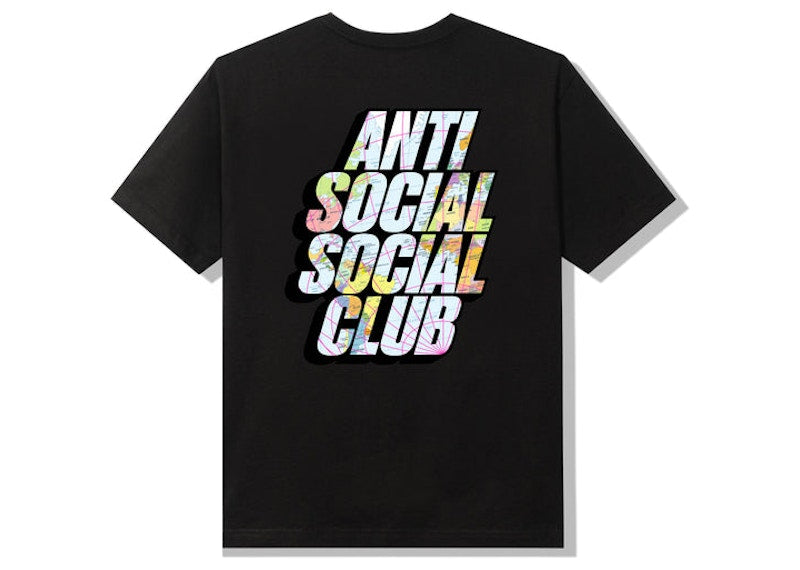 Anti Social Social Club Drop A Pin T-shirt Black