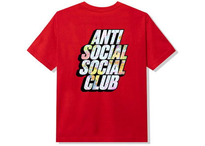 Anti Social Social Club Drop A Pin T-shirt Red