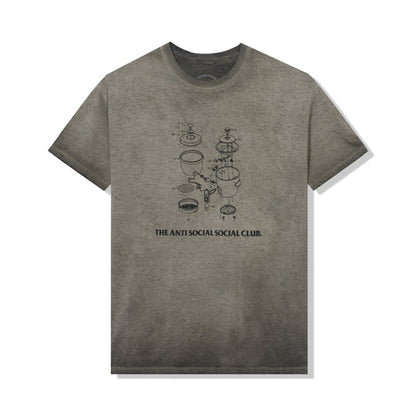 Anti Social Social Club Dying On the Gram Mineral Wash T-shirt Sand