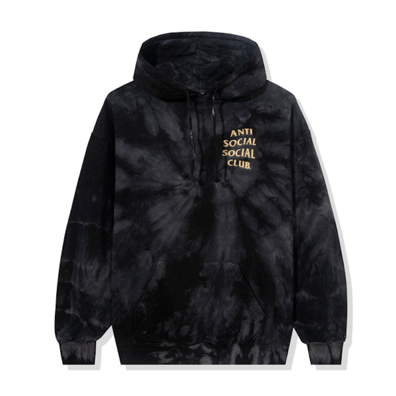 Anti Social Social Club Effectionate Hoodie Black Tie Dye