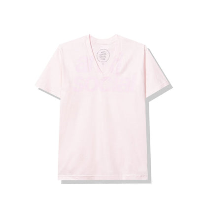 Anti Social Social Club Enrique Vneck Tee Pink