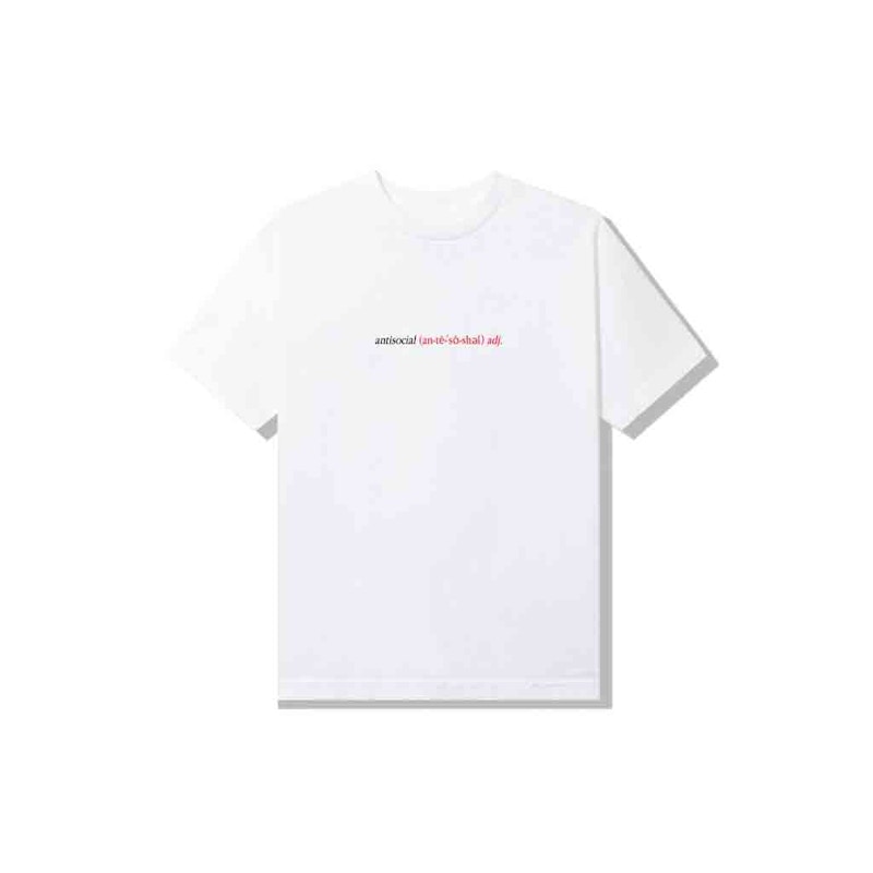 Anti Social Social Club Enrolled Tee White