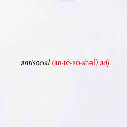 Anti Social Social Club Enrolled Tee White