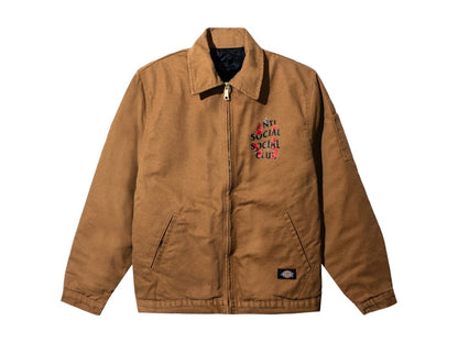 Anti Social Social Club Epigyne Jacket Brown Duck