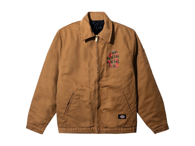 Anti Social Social Club Epigyne Jacket Brown Duck