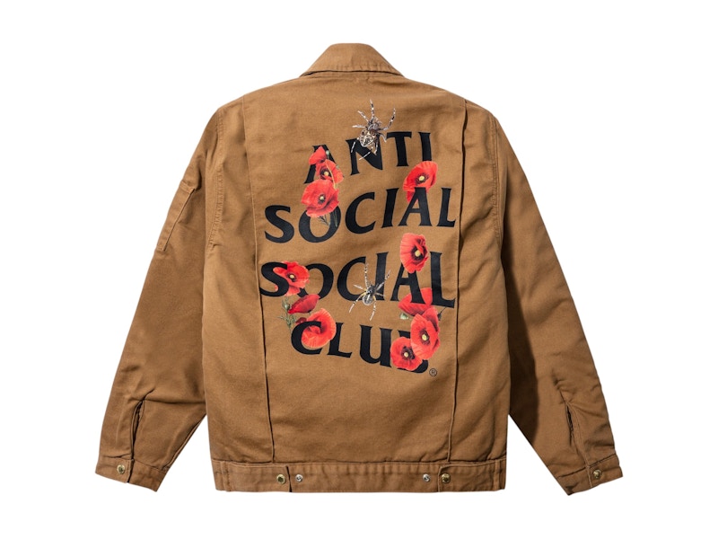 Anti Social Social Club Epigyne Jacket Brown Duck
