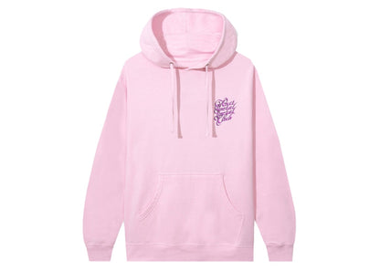 Anti Social Social Club Eyelash Hoodie Pink