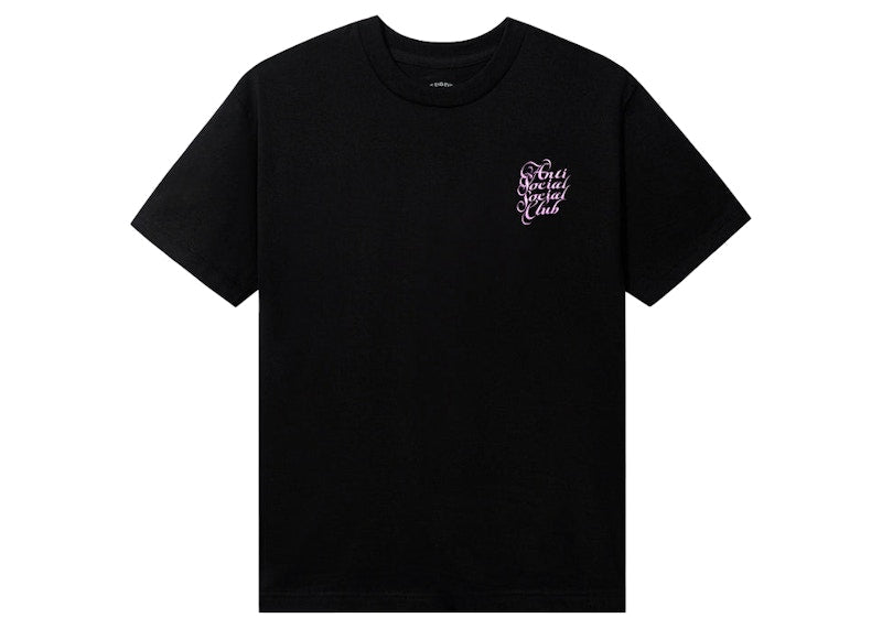 Anti Social Social Club Eyelash Tee Black