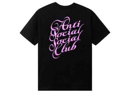 Anti Social Social Club Eyelash Tee Black