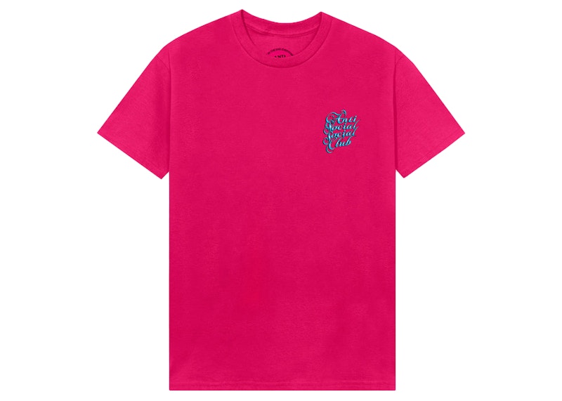 Anti Social Social Club Eyelash Tee Pink