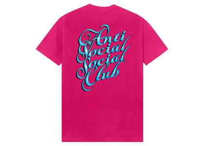 Anti Social Social Club Eyelash Tee Pink