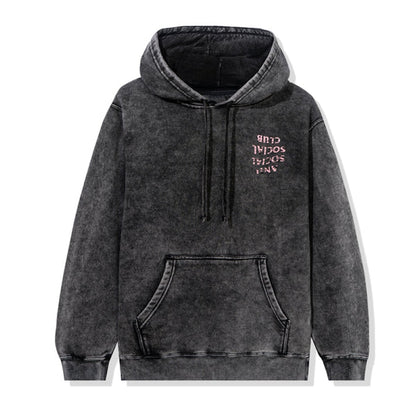 Anti Social Social Club Fall Through The Cracks Washed Hoodie Black