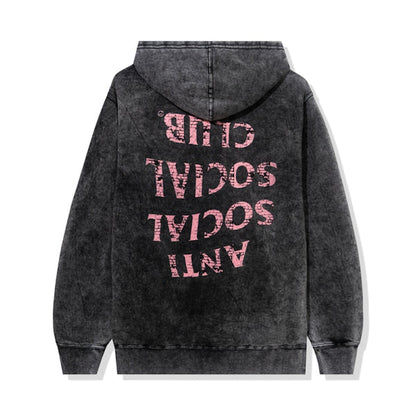 Anti Social Social Club Fall Through The Cracks Washed Hoodie Black