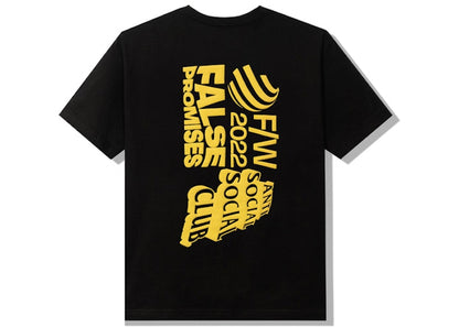 Anti Social Social Club False Promises T-shirt Black
