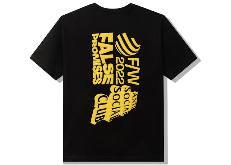 Anti Social Social Club False Promises T-shirt Black