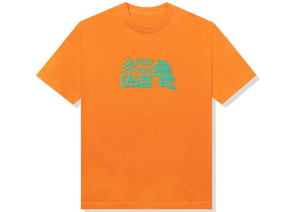 Anti Social Social Club False Promises T-shirt Orange