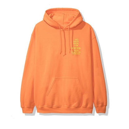 Anti Social Social Club Feeling Anxious Hoodie (FW19) Neon Orange