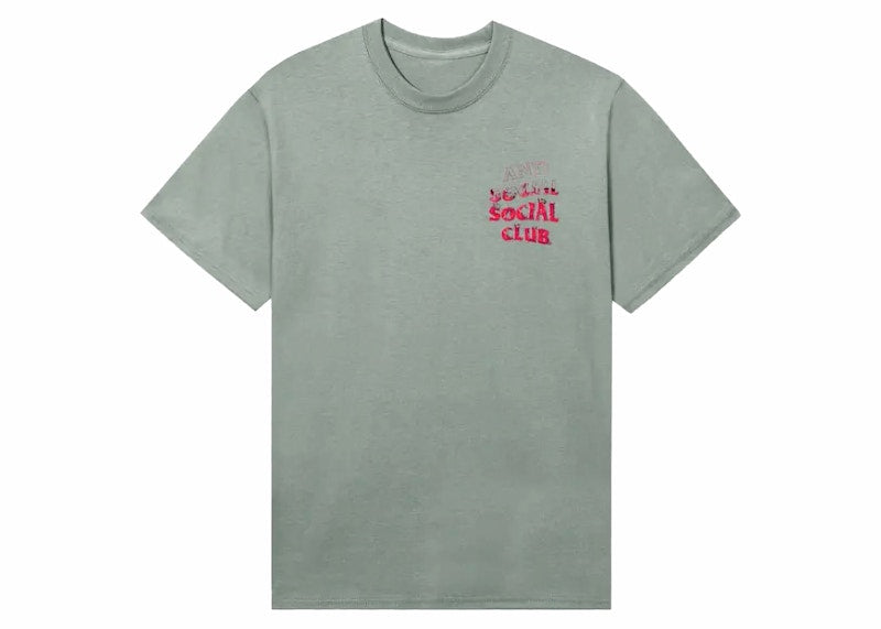 Anti Social Social Club Fire Inside Tee Sage