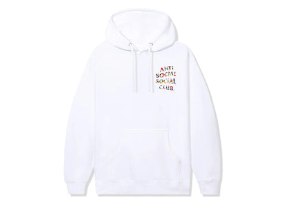Anti Social Social Club Flag Collage Hoodie White