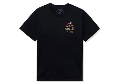 Anti Social Social Club Flag Collage Tee Black