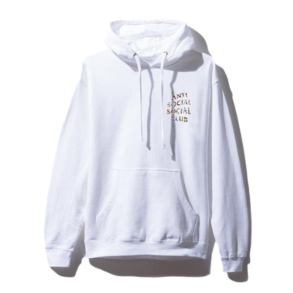 Anti Social Social Club Flag Hoodie White