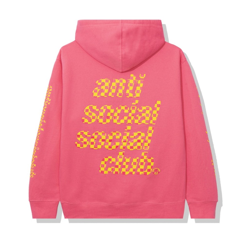 Anti Social Social Club Food Court Hoodie Pink