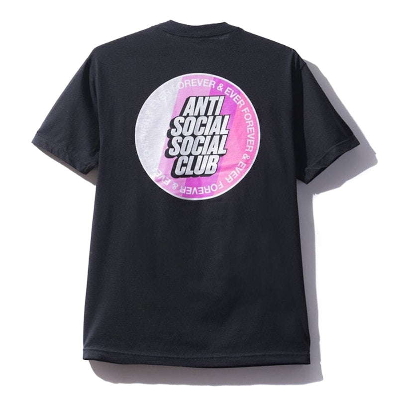 Anti Social Social Club Forever and Ever Circle Logo Tee Black