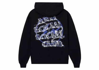 Anti Social Social Club Fragment Bolt Hoodie Black/Navy