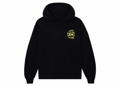 Anti Social Social Club Fragment Half Tone Hoodie Black/Yellow