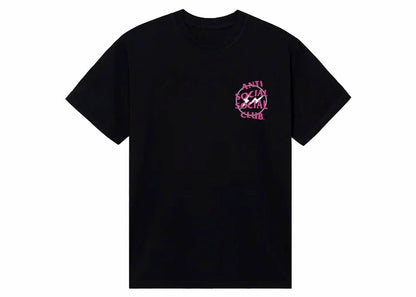 Anti Social Social Club Fragment Half Tone Tee Black/Pink