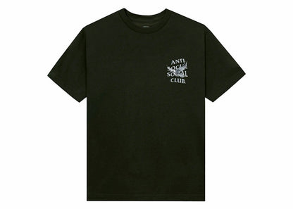 Anti Social Social Club Frantically Melting Tee Olive