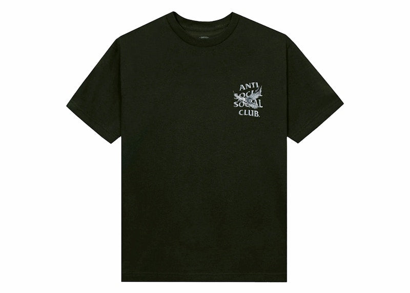 Anti Social Social Club Frantically Melting Tee Olive