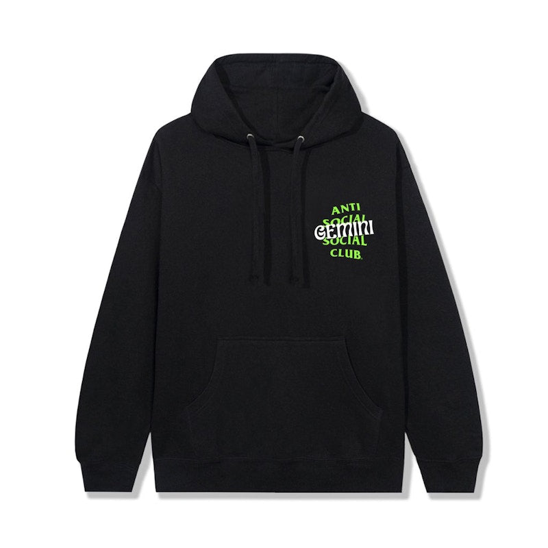 Anti Social Social Club Gemini Hoodie Black
