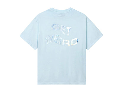 Anti Social Social Club Get Weird Hologram Tee Sky Blue