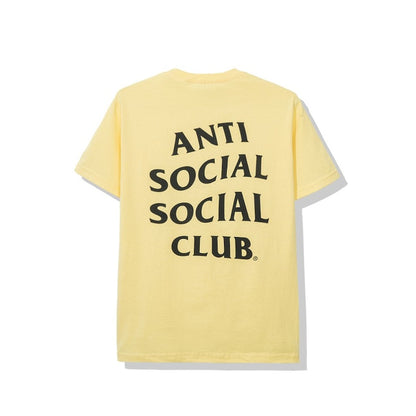 Anti Social Social Club Glitter Tee Yellow