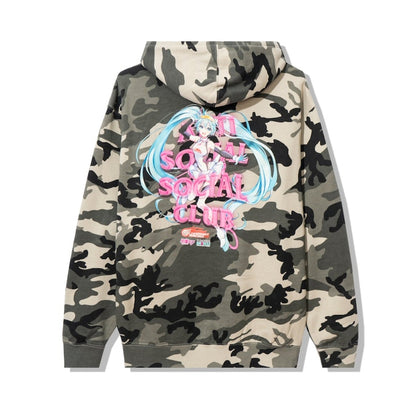 Anti Social Social Club Good Smile Racing Hatsune Miku Hoodie Camo