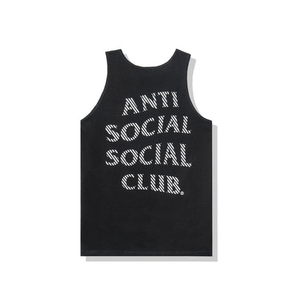 Anti Social Social Club Goodbye Summer Tank Tank Black