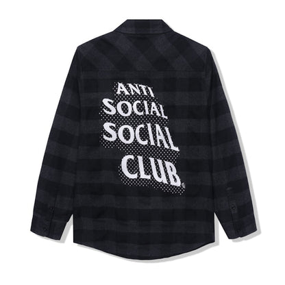 Anti Social Social Club Happiest Place On Earth Flannel Black