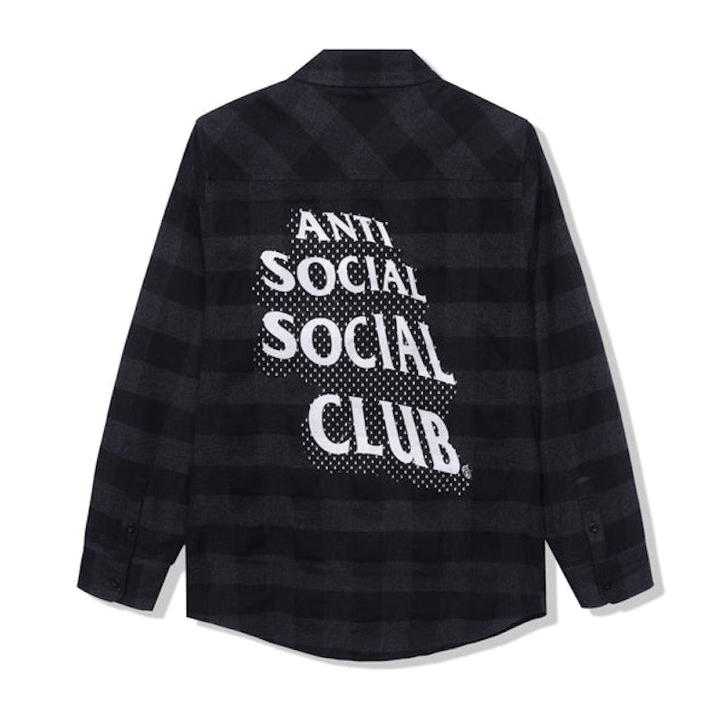 Anti Social Social Club Happiest Place On Earth Flannel Black