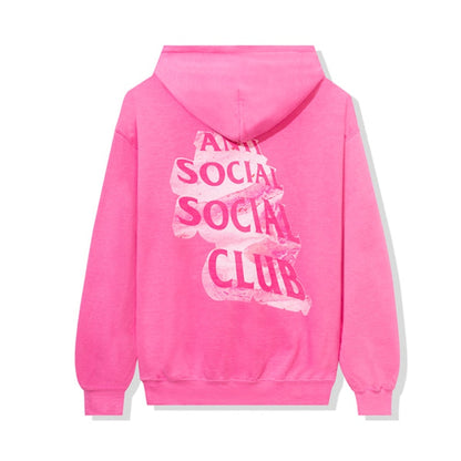 Anti Social Social Club Heart As Rock Hoodie Pink