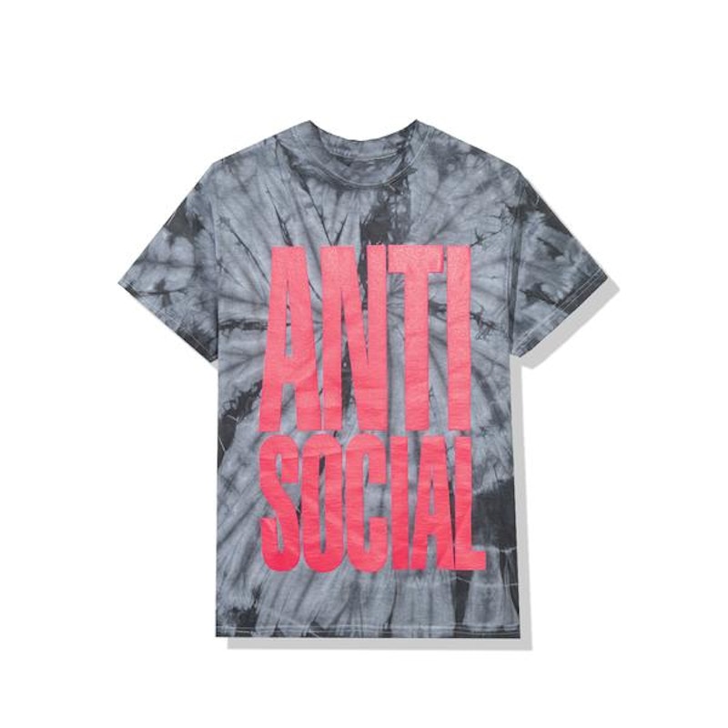 Anti Social Social Club Heatwave Tee Black Tie Dye