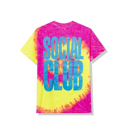 Anti Social Social Club Heatwave Tee Pink Tie Dye