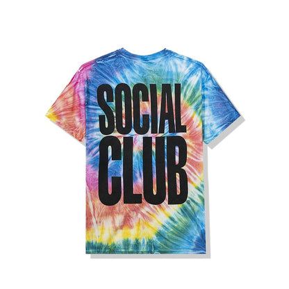 Anti Social Social Club Heatwave Tee Rainbow Tie Dye